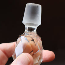 Load image into Gallery viewer, RARE Antique French Glass Perfume Oil Bottle. Baccarat Design. MILLEFLEURS
