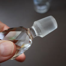 Load image into Gallery viewer, RARE Antique French Glass Perfume Oil Bottle. Baccarat Design. MILLEFLEURS
