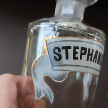 Load image into Gallery viewer, RARE Antique French Glass Perfume Oil Bottle. Baccarat Design. STEPHANOTIS
