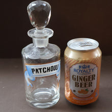 Load image into Gallery viewer, RARE Antique French Glass Perfume Oil Bottle. Baccarat Design. PATCHOULI
