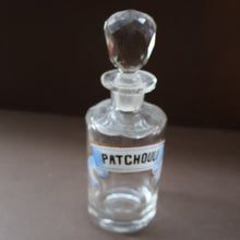 Load image into Gallery viewer, RARE Antique French Glass Perfume Oil Bottle. Baccarat Design. PATCHOULI
