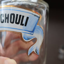 Load image into Gallery viewer, RARE Antique French Glass Perfume Oil Bottle. Baccarat Design. PATCHOULI
