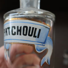 Load image into Gallery viewer, RARE Antique French Glass Perfume Oil Bottle. Baccarat Design. PATCHOULI
