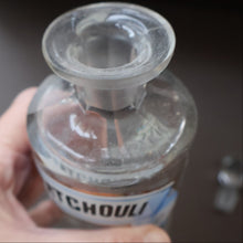 Load image into Gallery viewer, RARE Antique French Glass Perfume Oil Bottle. Baccarat Design. PATCHOULI
