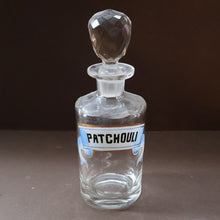 Load image into Gallery viewer, RARE Antique French Glass Perfume Oil Bottle. Baccarat Design. PATCHOULI
