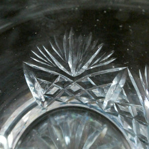 Small Edinburgh Crystal Whisky Water Jug or Cream Jug: IONA Pattern