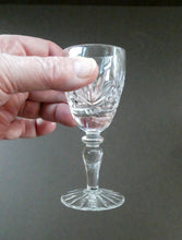 Load image into Gallery viewer, Edinburgh Crystal Set of FOUR Vintage STIRLING PATTERN Liqueur or Tasting Glasses
