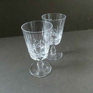 EDINBURGH CRYSTAL. Set of SIX Matching Sherry or Liqueur Glasses. Appin Pattern