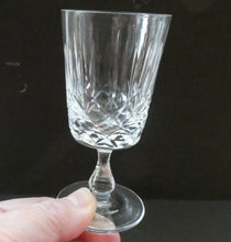 Load image into Gallery viewer, EDINBURGH CRYSTAL. Set of SIX Matching Sherry or Liqueur Glasses. Appin Pattern
