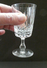 Load image into Gallery viewer, EDINBURGH CRYSTAL. Set of SIX Matching Sherry or Liqueur Glasses. Appin Pattern
