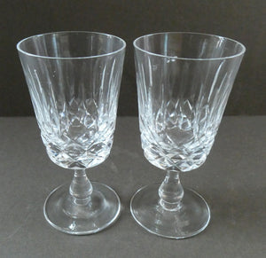 EDINBURGH CRYSTAL. Set of SIX Matching Sherry or Liqueur Glasses. Appin Pattern