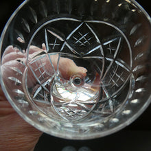 Load image into Gallery viewer, Edinburgh Crystal Set of Six Small Sherry or Liqueur Glasses. 4 inches high
