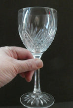 Load image into Gallery viewer, 1990s Edinburgh Crystal Tall White Wine Glasses. TWEED Pattern. Set of Six
