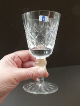 Load image into Gallery viewer, Set of Six 1960s EDINBURGH CRYSTAL Matching Wine Glasses. GLENSHEE Pattern
