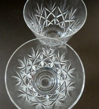 Load image into Gallery viewer, Set of Six 1960s EDINBURGH CRYSTAL Matching Wine Glasses. GLENSHEE Pattern
