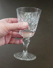 Load image into Gallery viewer, Set of Six 1960s EDINBURGH CRYSTAL Matching Wine Glasses. GLENSHEE Pattern
