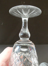 Load image into Gallery viewer, Set of Six 1960s EDINBURGH CRYSTAL Matching Wine Glasses. GLENSHEE Pattern
