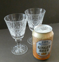 Load image into Gallery viewer, Set of Six 1960s EDINBURGH CRYSTAL Matching Wine Glasses. GLENSHEE Pattern
