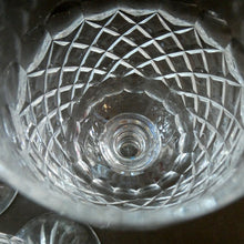 Load image into Gallery viewer, Vintage 1960s Edinburgh Crystal Tall White Wine Glasses. BRAEMAR Pattern
