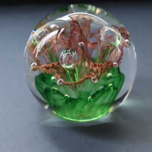 Vintage 2002 COLIN TERRIS Caithness Glass Paperweight: MOONLIGHT SERENADE. From the Classic Collection