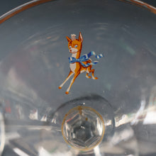 Load image into Gallery viewer, Random VINTAGE Babycham. One 1950s White Deer Logos and Two 1960s Prancing Deers
