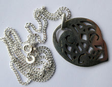 Load image into Gallery viewer, Scottish Silver Small Book of Kells Design Pendant or Necklace Designed by Ola Gorie
