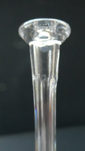 ANTIQUE Georgian 19th Century Glass Toddy Lifter: 6 1/2 inches in height