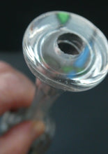 Load image into Gallery viewer, ANTIQUE Georgian 19th Century Glass Toddy Lifter: 6 1/2 inches in height
