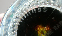 Load image into Gallery viewer, 1970s Caithness Glass Paperweight Entitled Flower in the Rain YELLOW Flower
