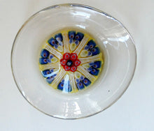 Load image into Gallery viewer, Sweet 1960s Scottish Strathearn Glass Paperweight in a Dish

