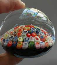 Load image into Gallery viewer, 1960s Large Vintage Strathearn Millefiori Close Pack Carpet Paperweight
