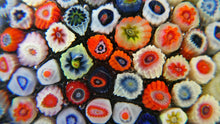 Load image into Gallery viewer, 1960s Large Vintage Strathearn Millefiori Close Pack Carpet Paperweight
