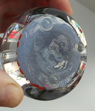 Load image into Gallery viewer, 1970s Scottish PERTHSHIRE Paperweight. Pale Lilac Ground. 9 Half Spokes &amp; Millefiori Canes
