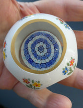 Load image into Gallery viewer, Vintage MURANO Faceted Paperweight with Overlay &amp; Internal Milleifiori Floating Mushroom
