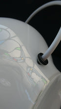 Load image into Gallery viewer, 1960s White Danish Holmegaard Glass Lamp. 14 1/2 inches in height
