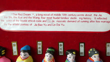 Load image into Gallery viewer, Vintage CHINESE Box Set of The Red Dream Figurines. 78 Miniature Figures. Excellent Condition
