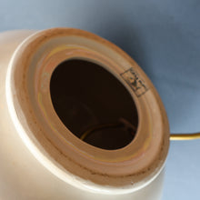Load image into Gallery viewer, MID-CENTURY:  Highly Collectable. Matched Pair of White CASA PUPO Bulbous Ceramic Lamps. Each with stamp on base

