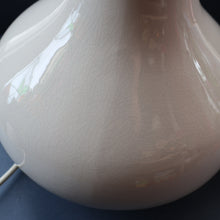 Load image into Gallery viewer, MID-CENTURY:  Highly Collectable. Matched Pair of White CASA PUPO Bulbous Ceramic Lamps. Each with stamp on base
