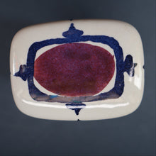 Load image into Gallery viewer, Vintage 1960s ROYAL COPENHAGEN Aluminia Faience TENARA Lidded Ceramic Box by Marianne Johnson
