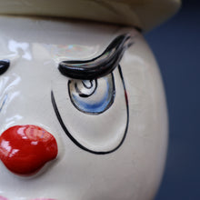 Load image into Gallery viewer, Quirky 1950s Coin Bank SWEAR BOX. Comical man with Two Expressive Faces
