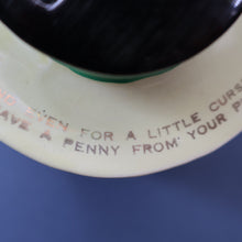 Load image into Gallery viewer, Quirky 1950s Coin Bank SWEAR BOX. Comical man with Two Expressive Faces
