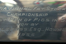 Load image into Gallery viewer, 1950s Silver Hallmarked Cigarette Box Scottish Farming Presentation Award

