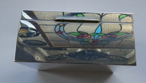 1970s French Crevillen Paris. Silver Plate Jewllery Box