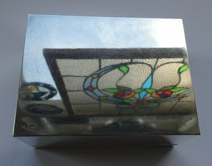 1970s French Crevillen Paris. Silver Plate Jewllery Box