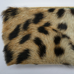 Vintage 1940s "Panthera Pardus" Leopard Skin Cigarette Case or Business Card Case