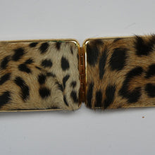 Load image into Gallery viewer, Vintage 1940s &quot;Panthera Pardus&quot; Leopard Skin Cigarette Case or Business Card Case
