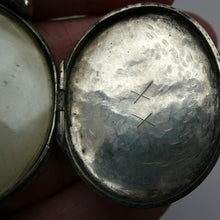 Load image into Gallery viewer, Large Victorian Solid Silver Locket and Thick Chain

