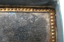Load image into Gallery viewer, 1830s Continental Trinket Box; with quirky painting on the lid &amp; antique mirror inside
