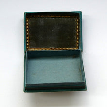 Load image into Gallery viewer, 1830s Continental Trinket Box; with quirky painting on the lid &amp; antique mirror inside
