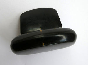 Fine Antique GEORGIAN Scottish Cow Horn Snuff Box with Hinged Lid